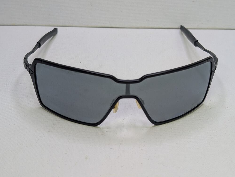 Oakley Probation OO4041-05 Polarized Sunglasses Matte Black marked Lenses